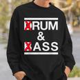 Rum And Ass Lovers Drum & Bass パロディ 皮肉なスローガン スウェットシャツ 彼への贈り物