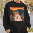 cared Hamster Memecream グラフィックtシャツ レディース メンズ スウェットシャツ 彼への贈り物