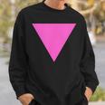 Gay Pride Upside Down Pink Triangle スウェットシャツ 彼への贈り物