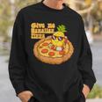Give Me ハワイアンピザ パイナップル ピザ愛好家 ハワイアンピザ スウェットシャツ 彼への贈り物