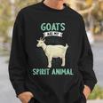 Goats Are Mypirit 動物ヤギ スウェットシャツ 彼への贈り物