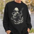 Guitar Player Octopus Heavy Metal Head Guitarist Sweatshirt Gifts for Him