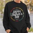 Happy Father's Day For Dad Grandpa Strong Brave Hero Sweatshirt Gifts for Him