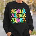 Hawaiian Aloha Tropical Luau Costume Party Hawaii Island Sweatshirt Gifts for Him