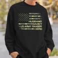 メンズ Husband Daddy Us Army Ranger Hero Flag Usa 迷彩 スウェットシャツ 彼への贈り物