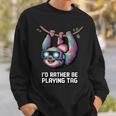 I'd Rather Be Playing Tag スウェットシャツ 彼への贈り物