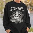 Illuminati New World Order イルミナティ新世界秩序デザイン、プロビデンスの目 スウェットシャツ 彼への贈り物