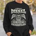 It's A Diesel Thing トラッカー トラック ドライバー メカニック 面白い メンズ スウェットシャツ 彼への贈り物
