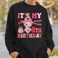 It's My 8Th Birthday Niñas Niños Adolescentes Labubu Bday Camisa de entrenamiento Regalos para él