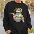 Japanese Kawaii Ramen Reptile Leopard Gecko ヒョウモントカゲモドキ スウェットシャツ 彼への贈り物