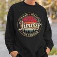 Jimmy The Man The Myth The Legend Personalized Name Sweatshirt Gifts for Him
