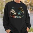 Jugador 1 Jugador 2 Pareja De Juegos A Juego Camisa de entrenamiento Regalos para él