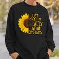 I Just Really Love Oysters ギフト レディース メンズ Mollusc ひまわり スウェットシャツ 彼への贈り物