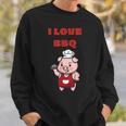 I Love Bbq グリル & スモーカー スウェットシャツ 彼への贈り物