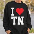 I Love Tennessee Tn Throwback Classic スウェットシャツ 彼への贈り物