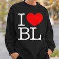 I Love ハート Bl スウェットシャツ 彼への贈り物