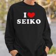I Loveeiko 私は愛するeiko スウェットシャツ 彼への贈り物