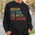 Maison The Man The Myth The Legend スウェットシャツ 彼への贈り物
