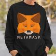 Metamask Fox 安全な暗号財布 Altcoin トークン交換 スウェットシャツ 彼への贈り物