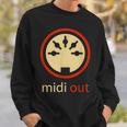 Midi Out 5極 Din オーディオシンセサイザー ヴィンテージステレオ スウェットシャツ 彼への贈り物