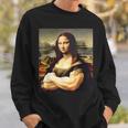 Mona Lisa Bodybuilding Mona Lisa Muscle Gym Workout スウェットシャツ 彼への贈り物