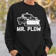 Mr Plow 面白い 皮肉なノベルティプラウトラック スウェットシャツ 彼への贈り物