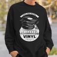 Music Is My Universe レトロなビニールレコードでサウンドを感じる スウェットシャツ 彼への贈り物