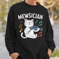 Músico Gato Divertido Gatito Tocandoiolín Instrumento Musical Camisa de entrenamiento Regalos para él