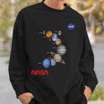 Nasa太陽系惑星ワーム記章ロゴ スウェットシャツ 彼への贈り物