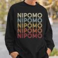 Nipomo California Nipomo Ca Retrointage Text スウェットシャツ 彼への贈り物