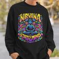 Nirvanatate Of Mind 瞑想 面白いグラフィックtシャツ スウェットシャツ 彼への贈り物