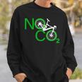 No Co2 サイクリング 気候変動対策 グリーンエネルギー Mtb スウェットシャツ 彼への贈り物