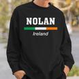 Nolan Irish Family Name 聖パトリックデー アイルランド国旗 スウェットシャツ 彼への贈り物