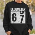 Oldometer 67 67歳の誕生日ギフトシャツ スウェットシャツ 彼への贈り物