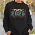 Papa 2025 初めての父の日 新しい父親 父性 スウェットシャツ 彼への贈り物