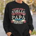 Papa Figlia Padre Festa Del Papà Regalo Per Papà Da Figlia Felpa Regalos para él