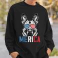 Patriotic German Shepherd Dog Merica 4Th Of July Sweatshirt Gifts for Him