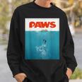 Paws Cat ファニーtシャツ、子猫映画ポスターパロディ スウェットシャツ 彼への贈り物
