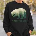 Pendleton Beartate Of Oregon Pacific Nw 野生動物 スウェットシャツ 彼への贈り物