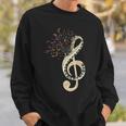Pianist クラシカル楽器 ト音記号キーボード ピアノ スウェットシャツ 彼への贈り物