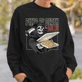 Pizza Of Death Pie Till I Die Grim Reaper Pizza Love スウェットシャツ 彼への贈り物