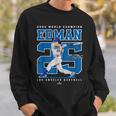 Player Number 2024 World Champion Tommy Edman Mlbpa スウェットシャツ 彼への贈り物