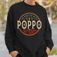 Poppo The Legend The Man Poppo Fathers Day Sweatshirt Gifts for Him