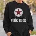 Punk Rock パンクロックスターのプレゼントでパンクロックミュージシャンのデザイン スウェットシャツ 彼への贈り物