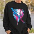 Respect The Drip Baseball Drip Boys Ice Cream Drip Youth Sweatshirt Gifts for Him