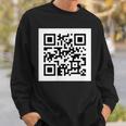 Rickroll Qrコードリンクミーム スウェットシャツ 彼への贈り物