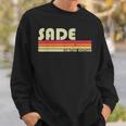 Sade 名前入り レトロヴィンテージ 80年代 90年代 誕生日 スウェットシャツ 彼への贈り物