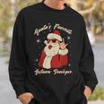 Santa's Favorite ソフトウェア開発者 面白いクリスマスサンタ スウェットシャツ 彼への贈り物