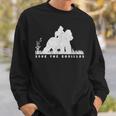 Save The Gorillas ママ&ベイビーゴリラ スウェットシャツ 彼への贈り物