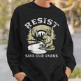 Save Our Parks ビンテージ スモーキー ザ レジスト ベア国立公園 スウェットシャツ 彼への贈り物